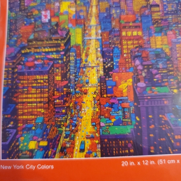 Puzzlebug Deluxe Cra-Z-Art New York City Colors Puzzle 500 PCS 20"x12" - Picture 4 of 5